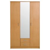 Compton Triple Wardrobe, Beech-effect