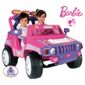 Barbie 12V Ride-On Jeep, Pink