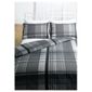 Tesco Check Print King Size Duvet Set, Grey