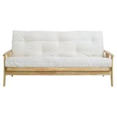 Java Futon Sofa Bed Frame Only, Natural
