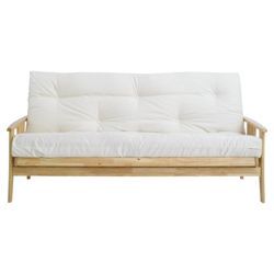 Java Futon Sofa Bed Frame Only, Natural