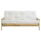 Java Futon Sofa Bed Frame Only, Natural