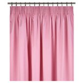 Tesco Kids Curtains Pair 1-Pass Back Coted Plain Dyed