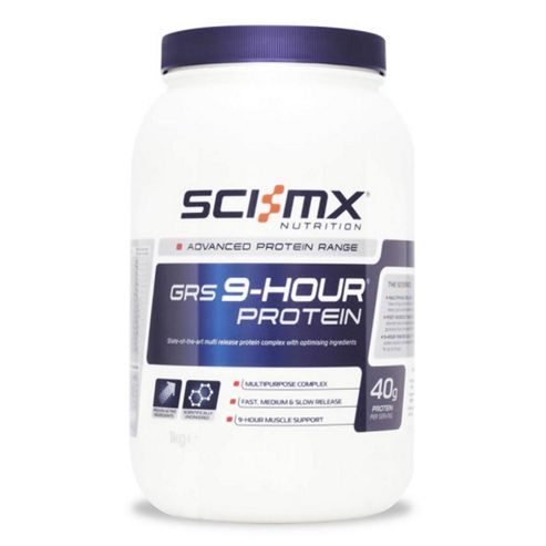 Image of Sci-mx Grs-5 Protein System 1kg Strawberry