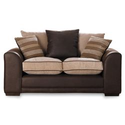 Inca Regular Sofa, Mocha & Cream