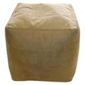 Faux Suede Bean Cube, Caramel