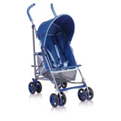 Tesco Harrison Buggy With Rain Cover, Blue