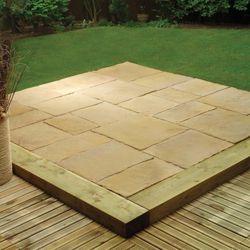 Stamford Harvest Gold Patio Kit 5.76m2