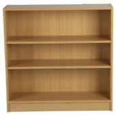 Fraser 3 Shelf Wide Bookcase, Oak-effect