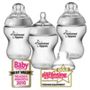 Tommee Tippee Closer To Nature Easivent Bottle 260Ml X3