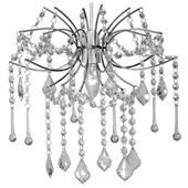 Tesco New Waterfall Pendant, Clear