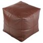 Leather Bean Cube, Chocolate