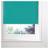 Thermal Blackout Blind, Teal 120cm