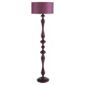 Tesco Lighting Spindle Floor Lamp, Plum