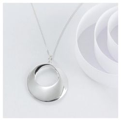 Sterling Silver Hoop Pendant