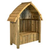 Balmoral Wooden Enclosed Arbour Seat
