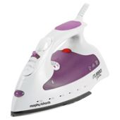 Morphy Richards 40514 Steam Generator with Aluminium Plate - White/Pink