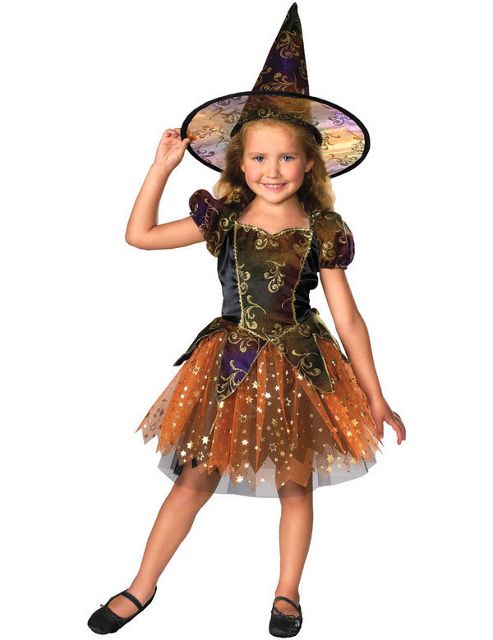 Image of Child Halloween Witch Costume Toddler