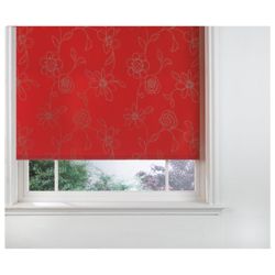 Designed Roller Blind, Clematis Red 90Cm