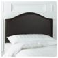 Laredo Single Faux Leather Headboard, Chocolate