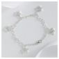 Sterling Silver Cubic Zirconia Star Bracelet