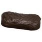 Bean Faux Leather Lounger, Chocolate