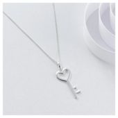 Sterling Silver Key Pendant