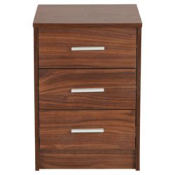 Compton Bedside Chest, Walnut-Effect