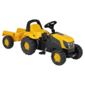 JCB Tractor Pedal Ride-On With Trailer