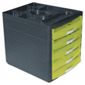 Pierre Henry Horizon Open-Draw Desktop Organiser Lime