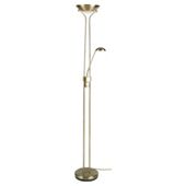 Tesco Lighting Mother And Child Floor Lamp, Antique Brass