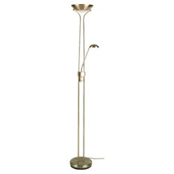 Tesco Lighting Mother And Child Floor Lamp, Antique Brass