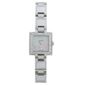 Pulsar Ladies Silver Square MOP Set Watch