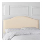Laredo King Faux Leather Headboard, Cream
