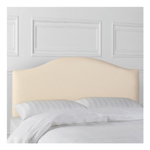 Image of Seetall Laredo Headboard Cream Faux Leather King