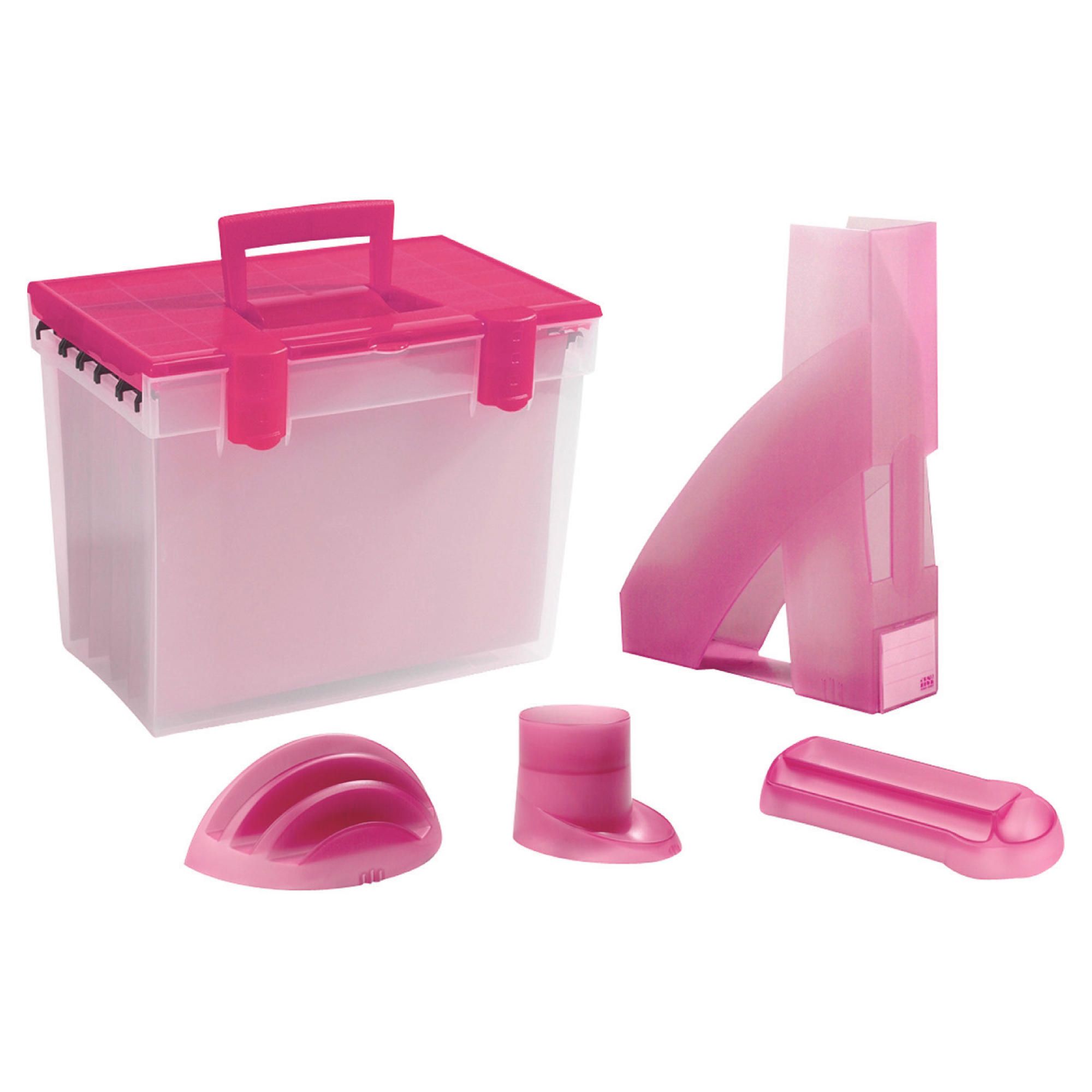 Pierre Henry Evolution File Box With Accessories Pink 