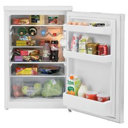 Beko LA620W 135L Fridge, Capacity 135 Litres, Energy Rating A, Width 54.5cm. White