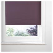 Thermal Blackout Blind, Plum 60Cm