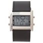 F&F Mens LCD Black Strap Watch