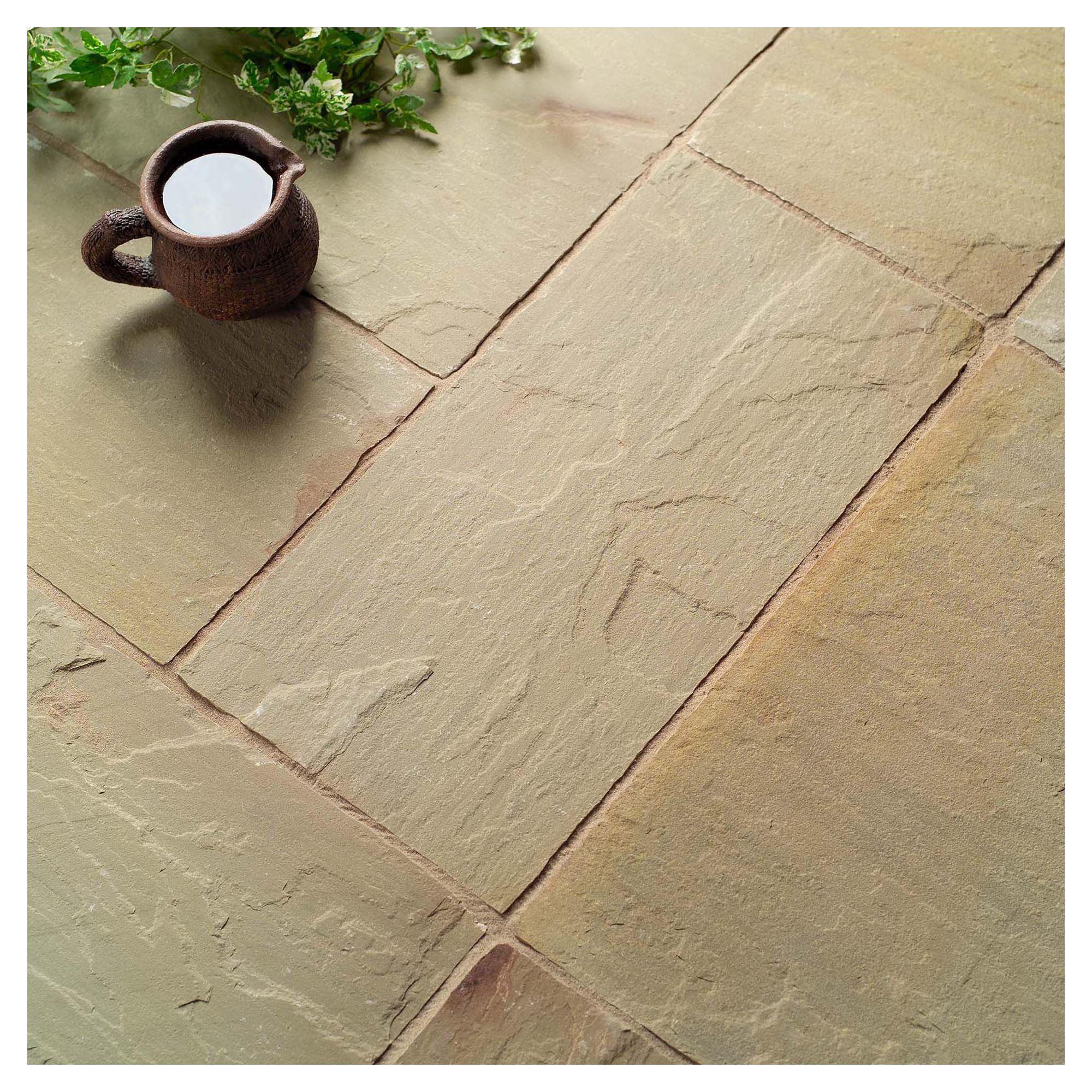 Natural Stone Jade Patio Kit 11.52m2 at Tesco Direct