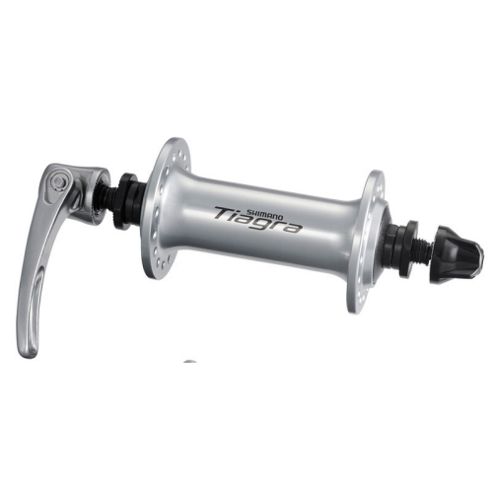 Image of Shimano Tiagra 4600 Front Q/r Hubs - Silver 32h