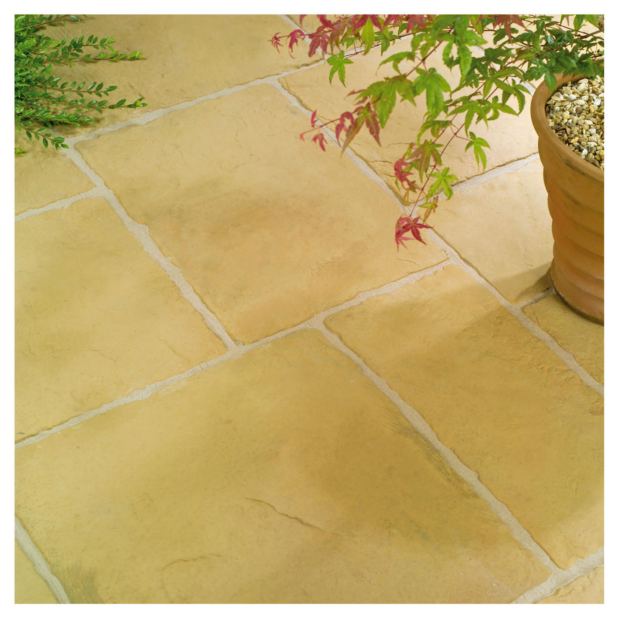 Stamford Harvest Gold 300x300x45mm Paving Slab 40pc