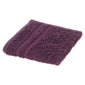 Tesco Face Cloth, Aubergine