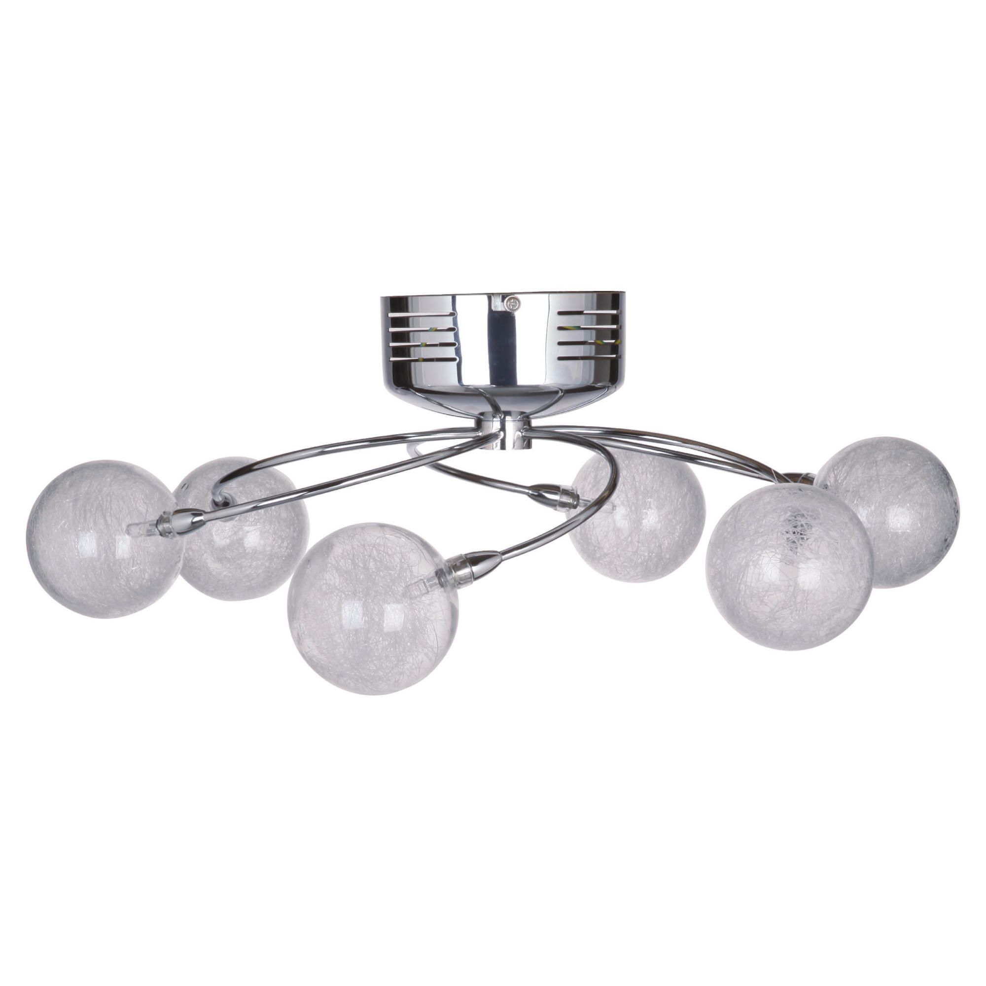 Tesco Globe Chrome Ceiling Fitting Tesco Globe Chrome Ceiling Fitting