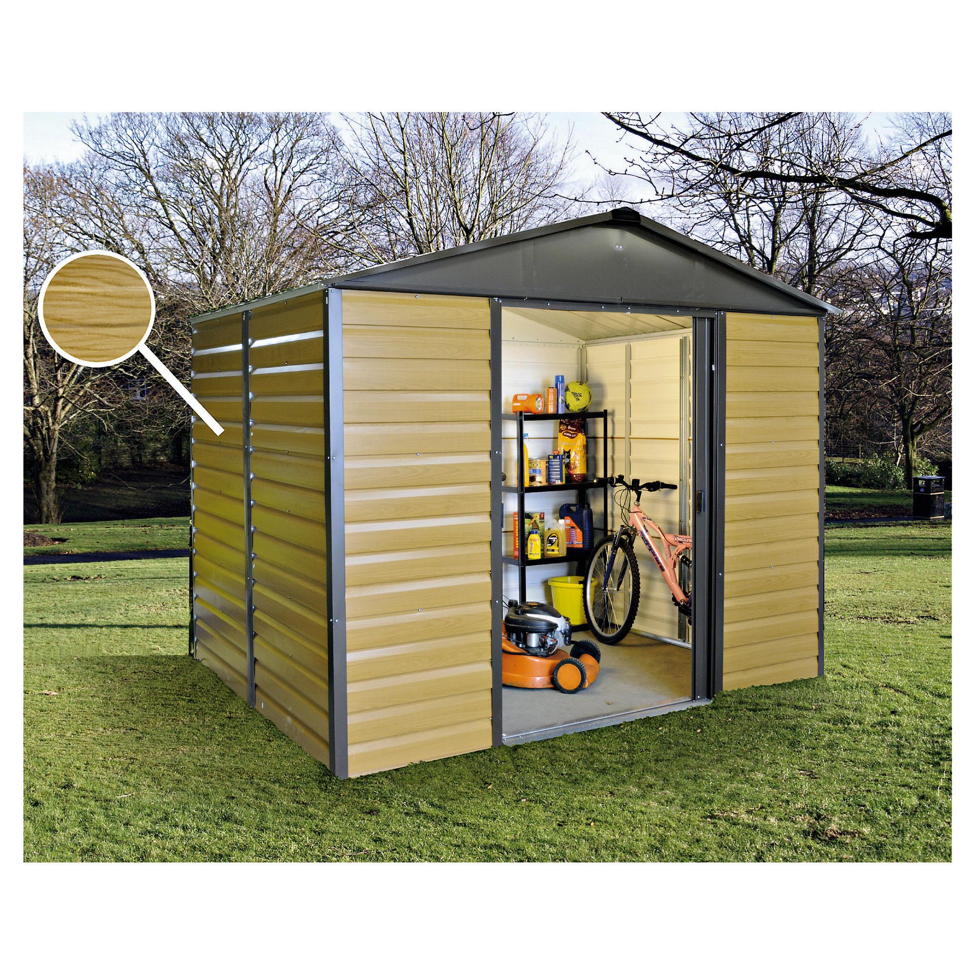 shed this yardmaster 6x6ft apex shed provides secure storage space for