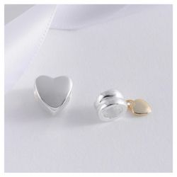 Sterling Silver Heart 2 Pack