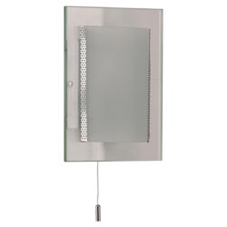 Tesco Lighting Frosted Glass Wall Fitting