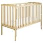 Saplings Jessica Cot With Mattress, Natural