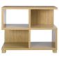 Camden Low Bookcase, Oak-effect