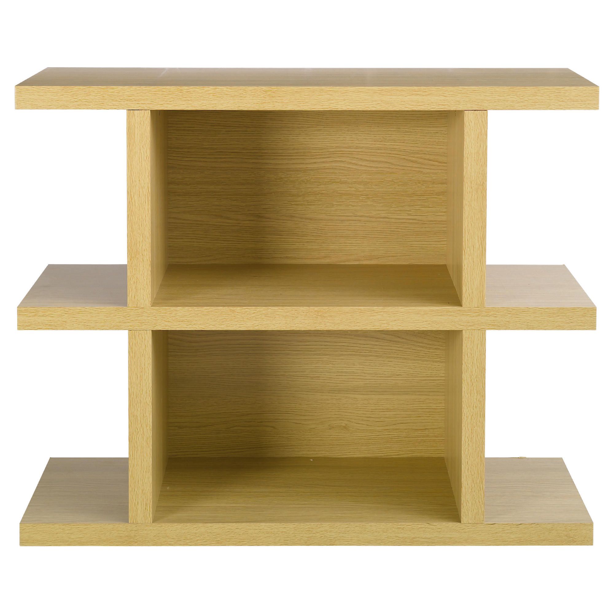 Torino Low Shelving Unit, Oak-effect